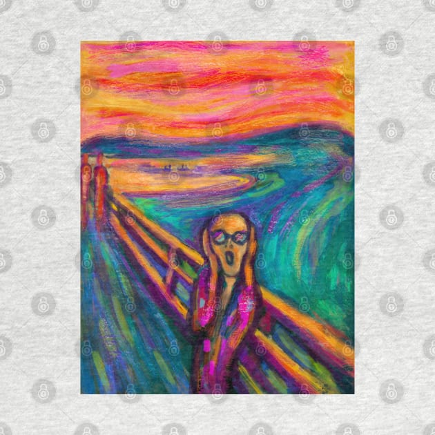 Edvard Munch The Scream: Spring Break Edition by Kraken Sky X TEEPUBLIC